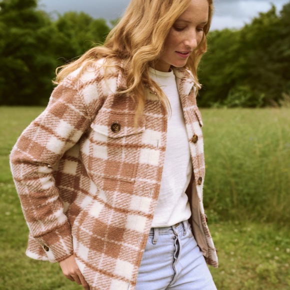 Faherty Jackets & Blazers - NWT Faherty Brand Fieldstorm Blanket Shirt Jacket
